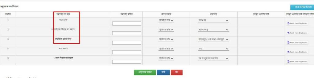 Cg Caste Certificate Form Upload