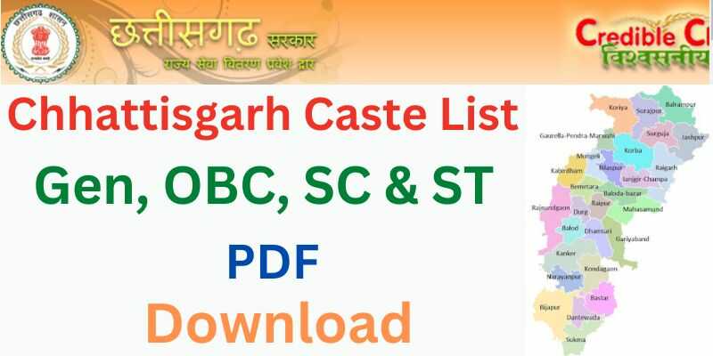 Chhattisgarh Caste List